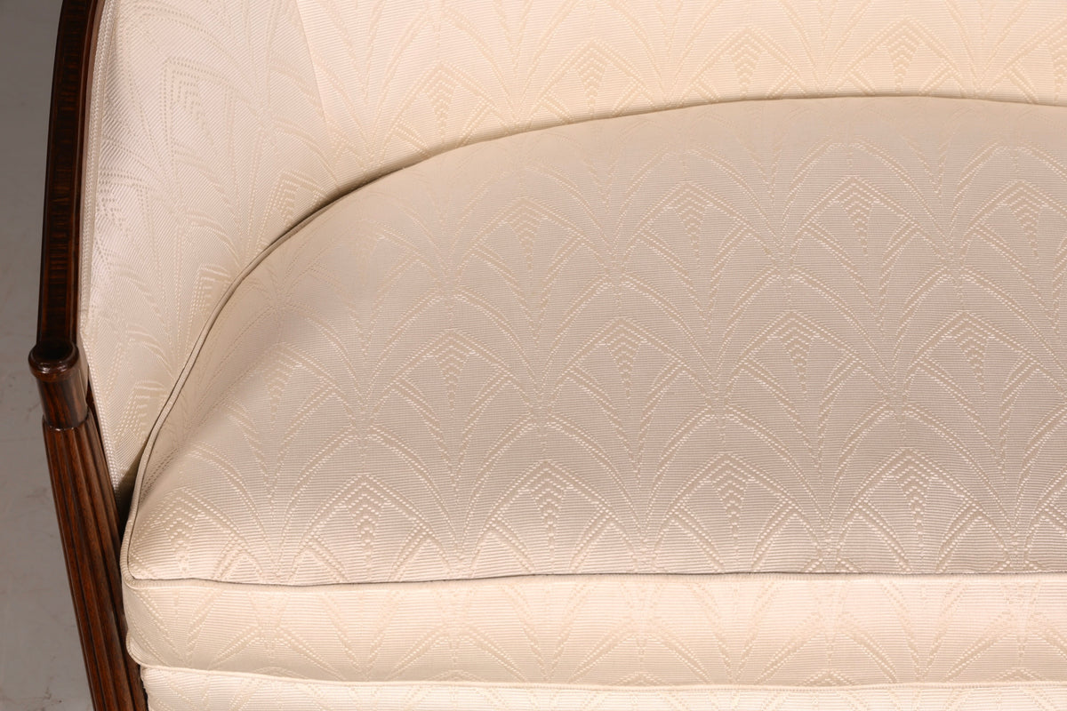Edles Art Deco Sofa Sitzbank 2-Sitzer Vintage Loungesofa Polstersofa Salonsofa