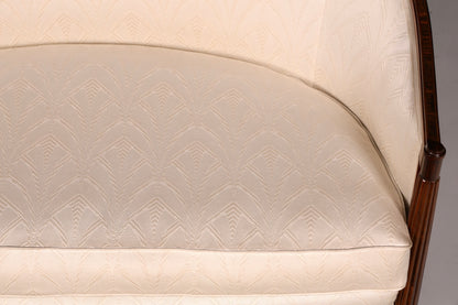 Edles Art Deco Sofa Sitzbank 2-Sitzer Vintage Loungesofa Polstersofa Salonsofa