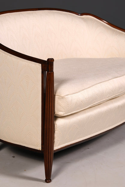 Edles Art Deco Sofa Sitzbank 2-Sitzer Vintage Loungesofa Polstersofa Salonsofa