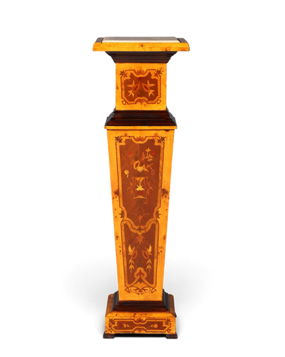 Traumhafte Barock Stil Säule Louis XV Blumensäule Naturstein Marmor Ablage Tisch