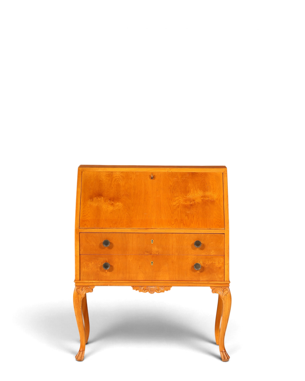 Wunderschöner Sekretär Chippendale Stil Antik um 1940 Büro Kommode Schreibkommode