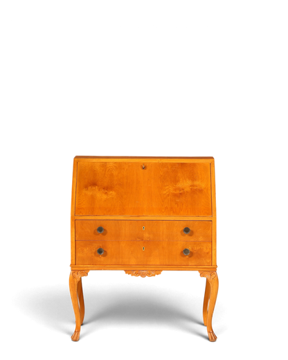 Wunderschöner Sekretär Chippendale Stil Antik um 1940 Büro Kommode Schreibkommode