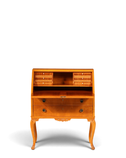 Wunderschöner Sekretär Chippendale Stil Antik um 1940 Büro Kommode Schreibkommode