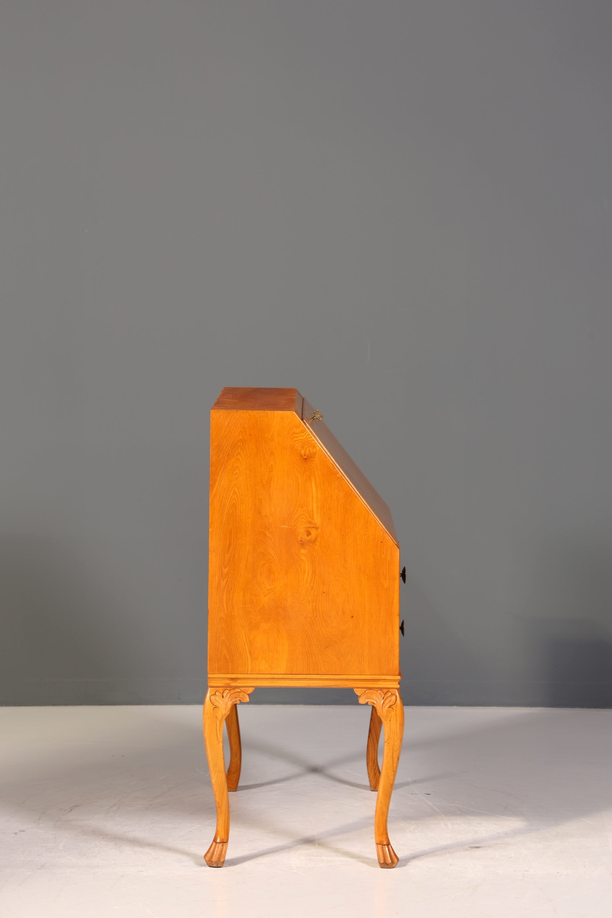 Wunderschöner Sekretär Chippendale Stil Antik um 1940 Büro Kommode Schreibkommode