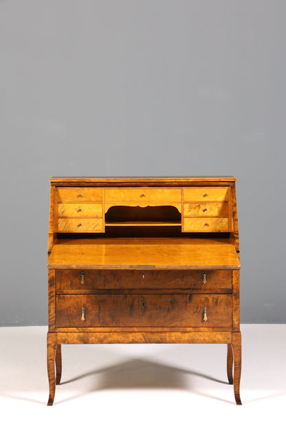 F234 Finish cm Wunderschöner Sekretär im Art Deco Stil Antik um 1930 Büro Kommode Schreibkommode