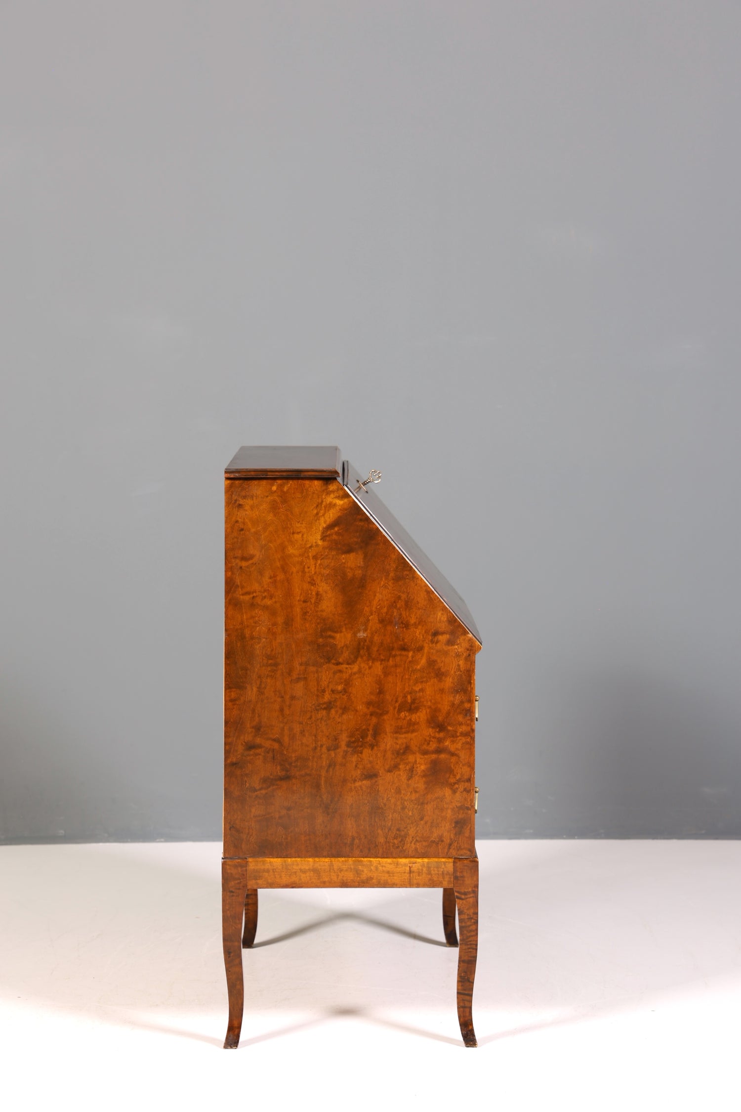 F234 Finish cm Wunderschöner Sekretär im Art Deco Stil Antik um 1930 Büro Kommode Schreibkommode