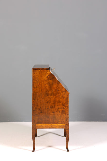 F234 Finish cm Wunderschöner Sekretär im Art Deco Stil Antik um 1930 Büro Kommode Schreibkommode