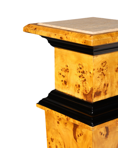 Traumhafte Biedermeier Stil Säule Blumensäule Marmor Blumentisch Ablagetisch