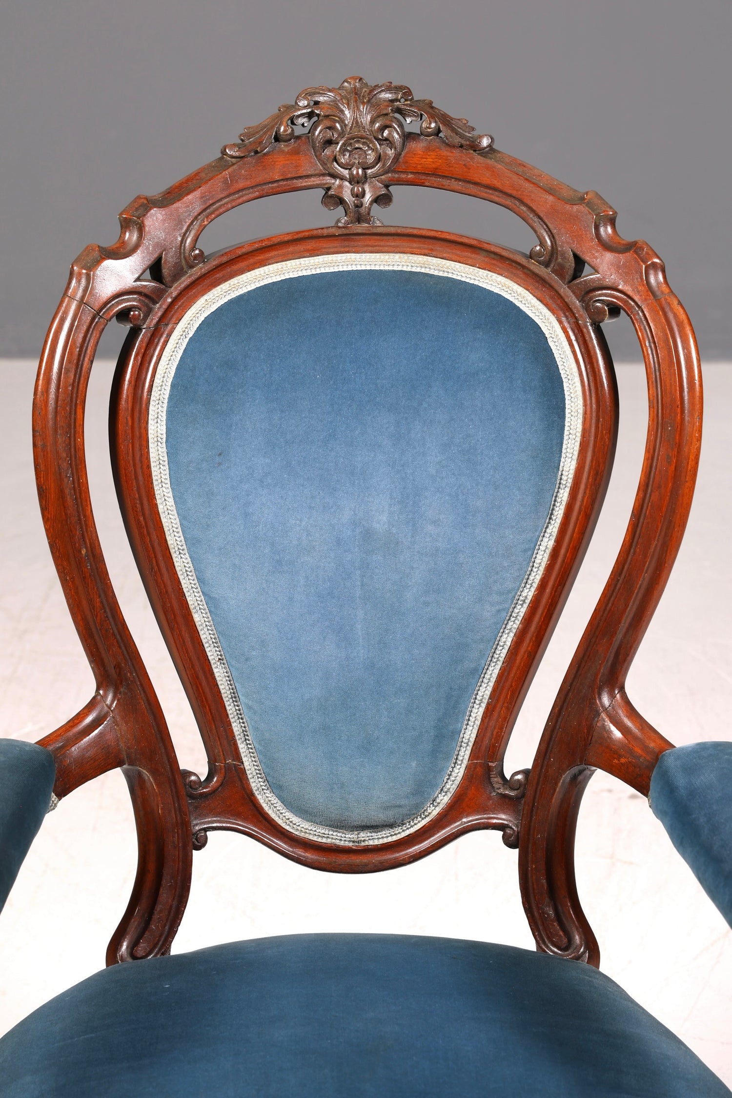 Edler Louis Philippe Sessel Biedermeier Antik Armlehnsessel Lounge Sessel Vintage