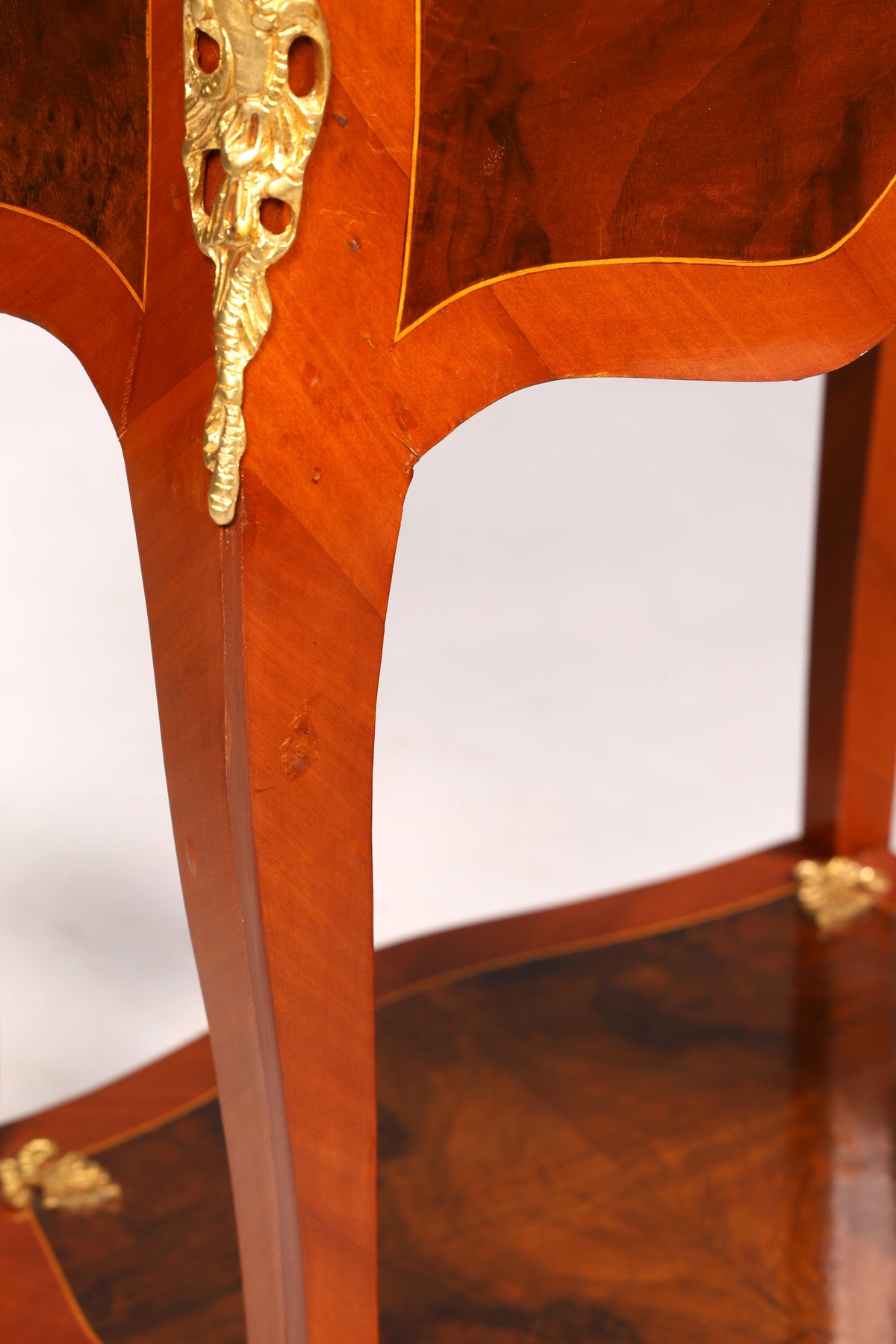 Dreamy Louis XV side table, Baroque style, marble console table, chest of drawers, telephone table
