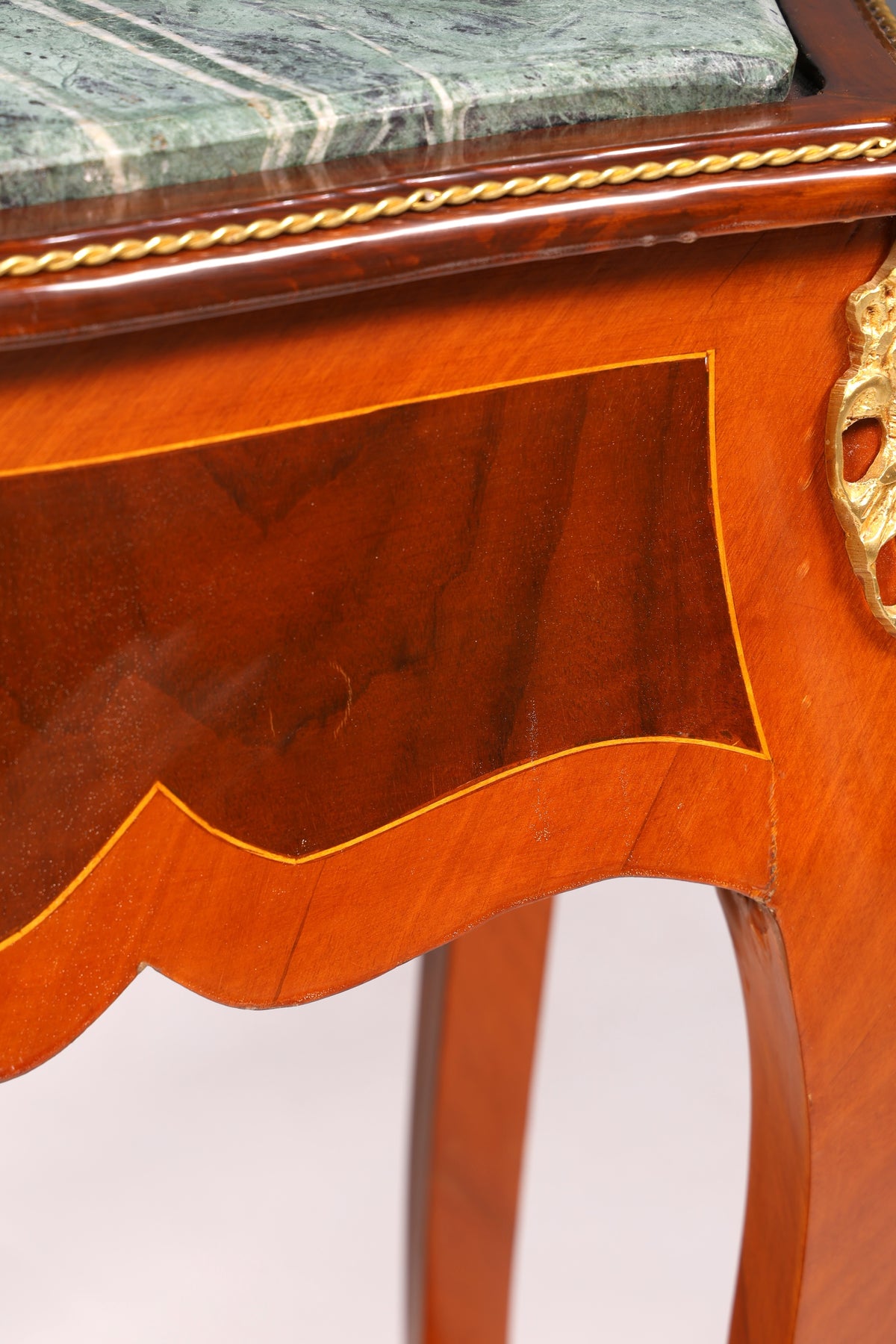 Dreamy Louis XV side table, Baroque style, marble console table, chest of drawers, telephone table
