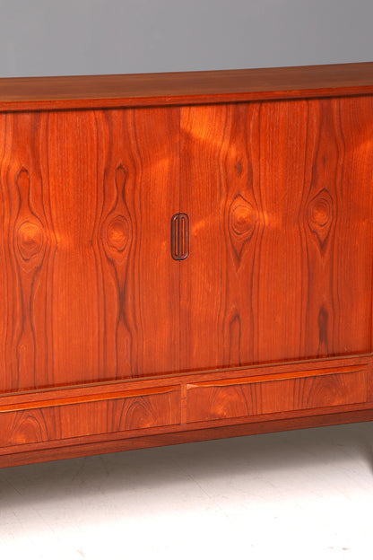 Traumhaftes Mid Century Highboard  Danish Design Sideboard Vintage Retro 60er Jahre Bürokommode Schrank Skandinavisch Holz
