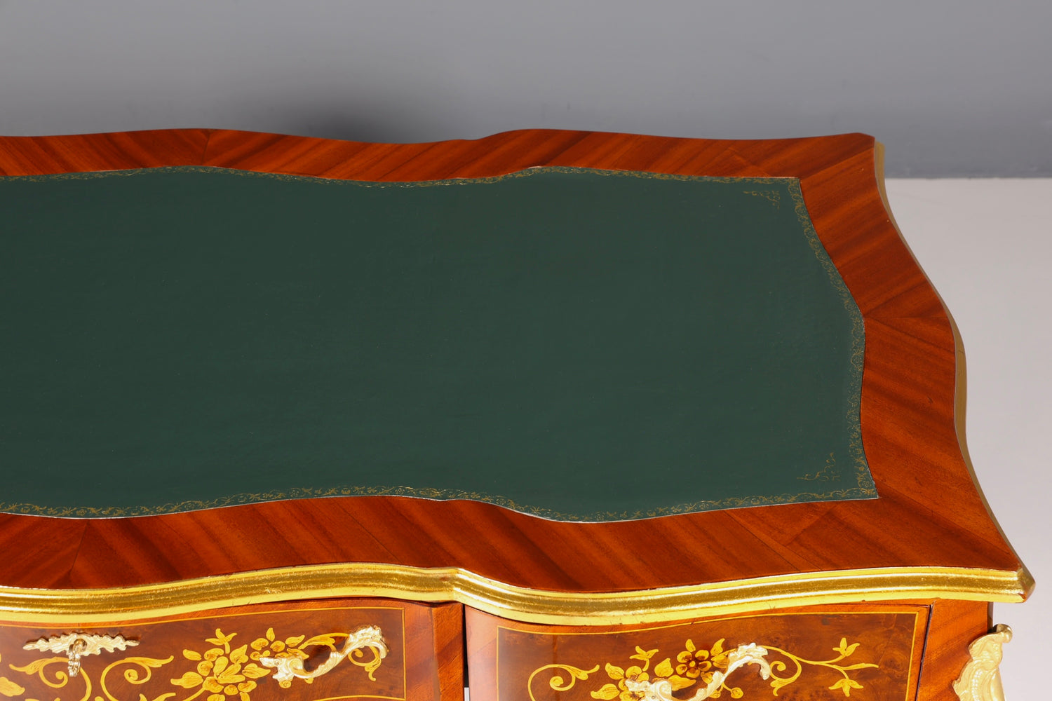 Prächtiger Louis XV Stil Schreibtisch French Desk Antik Stil Bürotisch Office Table