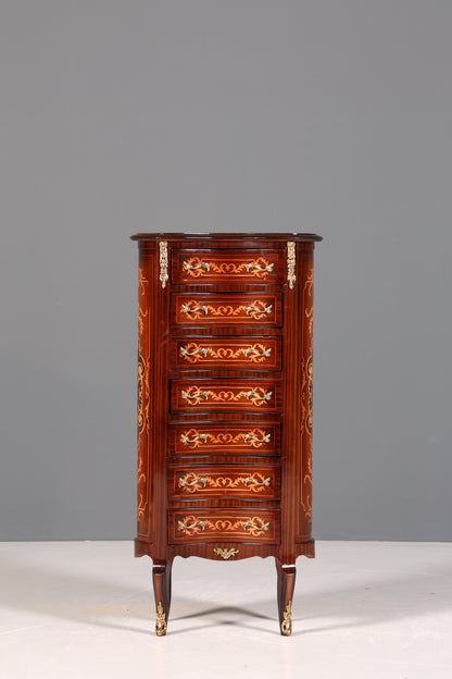 Wunderschöne Barock Louis XV Highboard Kommode Vertiko Schubladenkommode