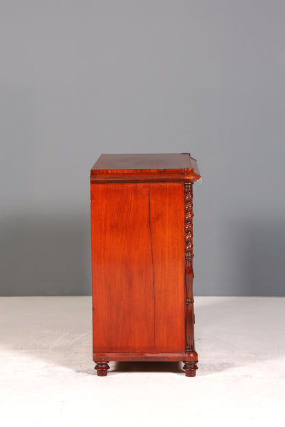 Stilvolle Biedermeier Kommode Louis Philippe Antik Schubladen Kommode Wäschekommode