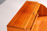 Wunderschöner Mid Century Rollladen Sekretär echt Holz Büro Schrank Vintage Schreibkommode