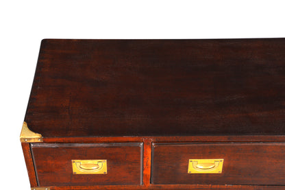 Traumhaftes Maritim Sideboard Englische Schiffs Kommode Englisch Antik Schrank Military Chest