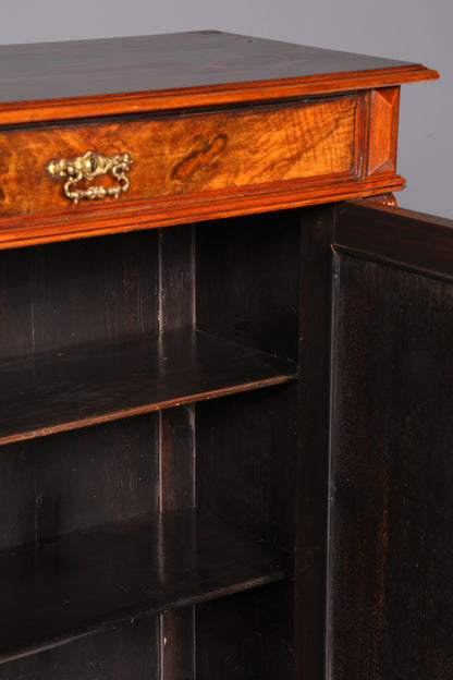 Stilvoller Gründerzeit Schrank Antik Vertiko Jugendstil Kommode Dielenschrank Massivholz
