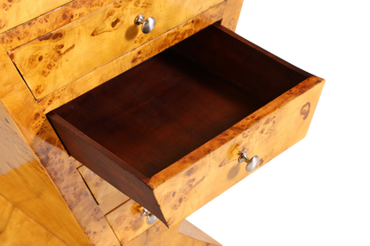 Traumhafte Art Deco Highboard Birke Kommode Konsolen Tisch Antik Stil
