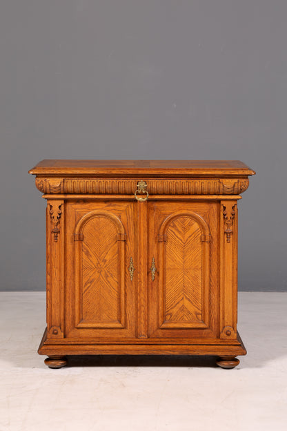 Traumhafter Gründerzeit Schrank Sideboard Antik Kommode Louis Philippe Anrichte Vertiko