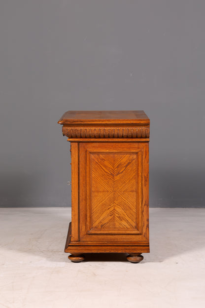 Traumhafter Gründerzeit Schrank Sideboard Antik Kommode Louis Philippe Anrichte Vertiko