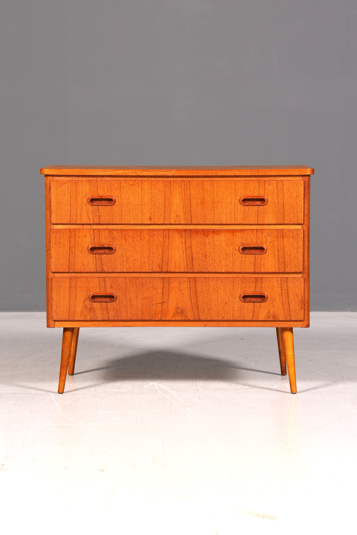 Traumhafte Mid Century Teak Kommode Sideboard Vintage Schubladenkommode Retro 60er Danish Holz Wohnzimmer