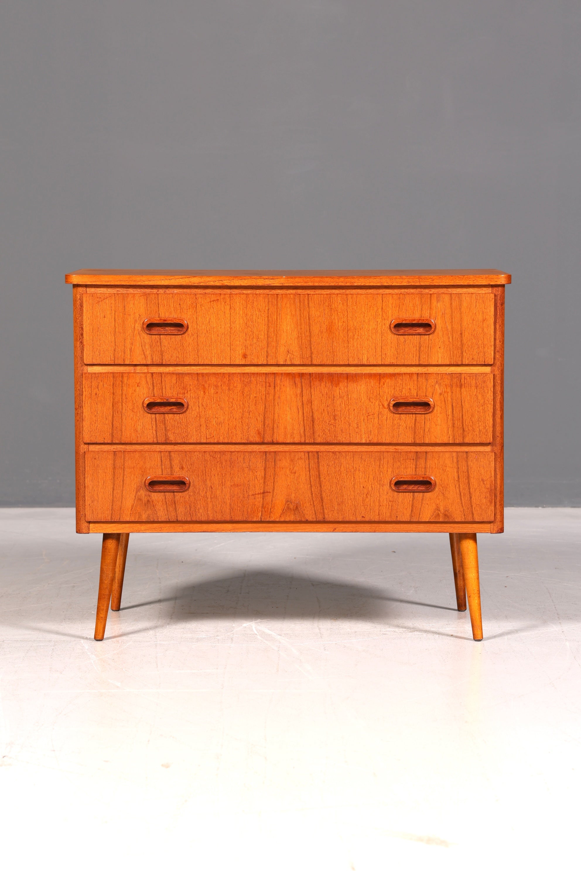 Traumhafte Mid Century Teak Kommode Sideboard Vintage Schubladenkommode Retro 60er Danish Holz Wohnzimmer