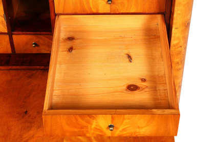 Stilvoller Biedermeier Sekretär Louis Philippe Vertiko Antik Kommode Schreibkommode Office Desk