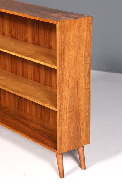 F761 Finish WILL BE REPHACED AFTER REPAIR Beautiful Mid Century Shelf Vintage Bookcase 60s Wooden Shelf