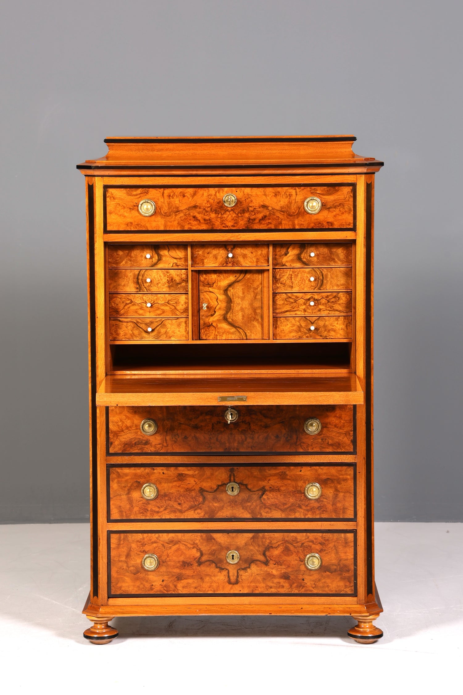 Traumhafter Louis Philippe Sekretär Vertiko Biedermeier Kommode Schubladenkommode Chiffoniere