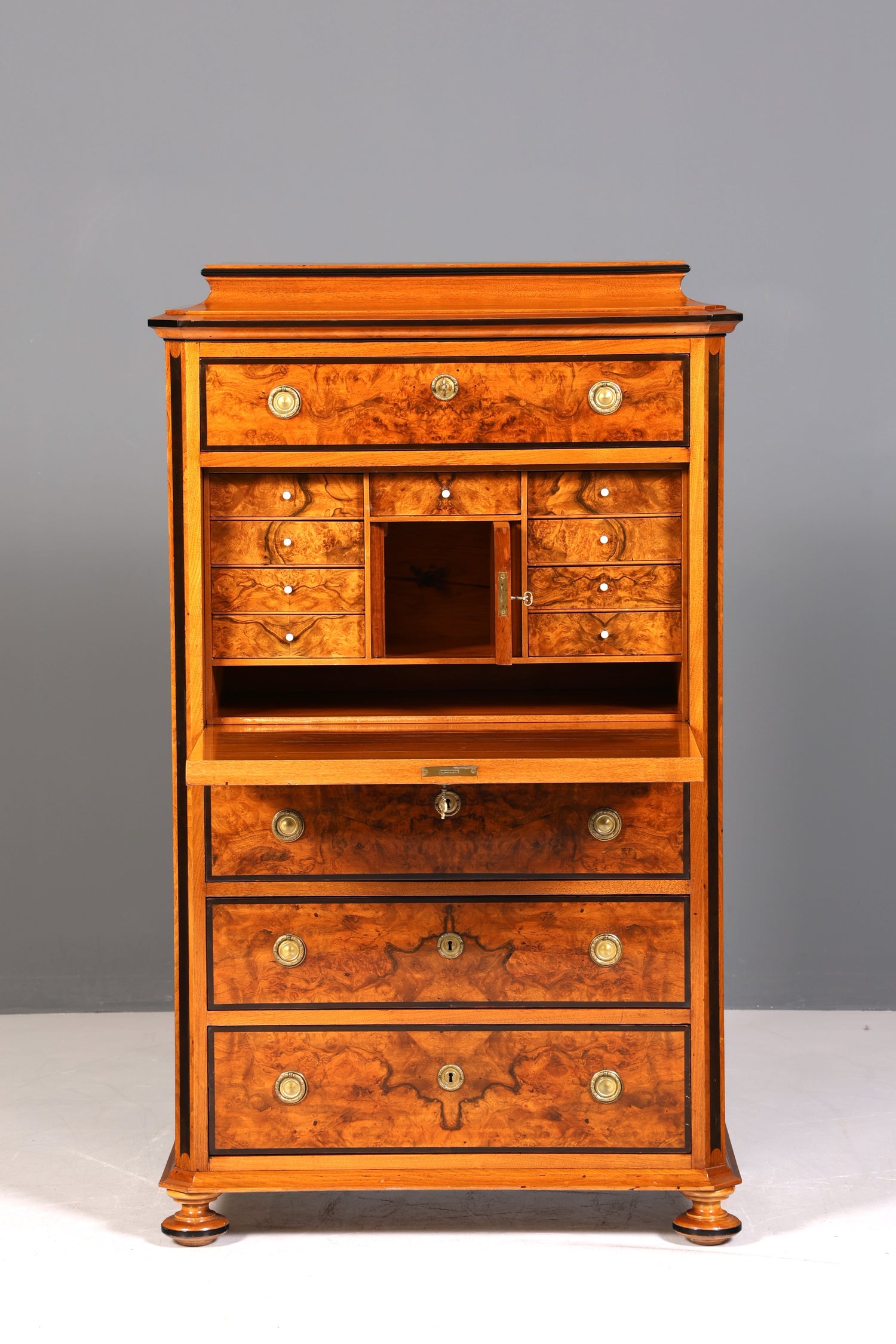 Traumhafter Louis Philippe Sekretär Vertiko Biedermeier Kommode Schubladenkommode Chiffoniere