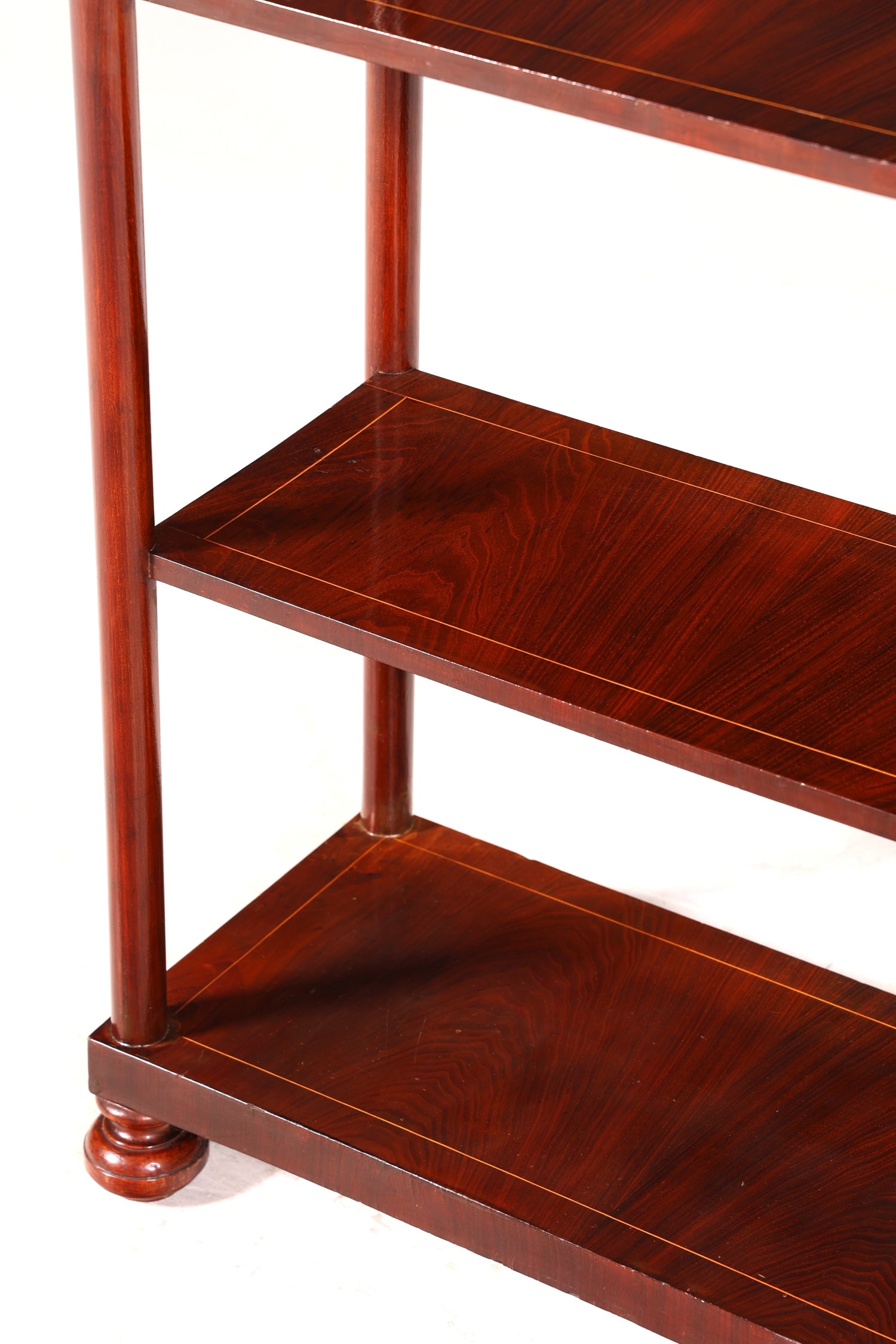 G398 Finish cm Stilvolle Gründerzeit Etagere Louis Philippe Regal um 1900 Bücherregal echt Holz Buchablage Bookshelf (Kopie)