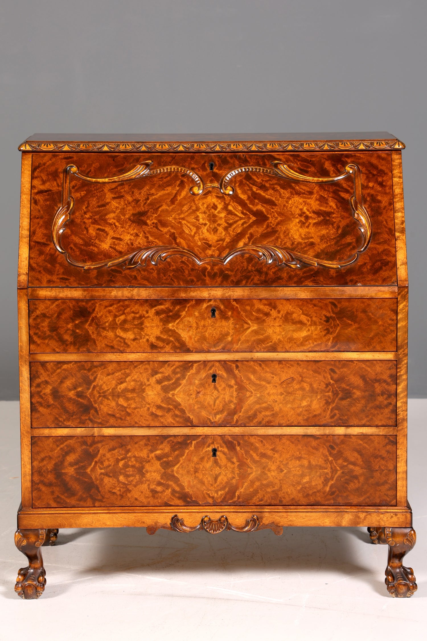 Wunderschöner Sekretär um 1930 Büro Kommode echt Holz Schreibtisch Bürokommode Office Secretary