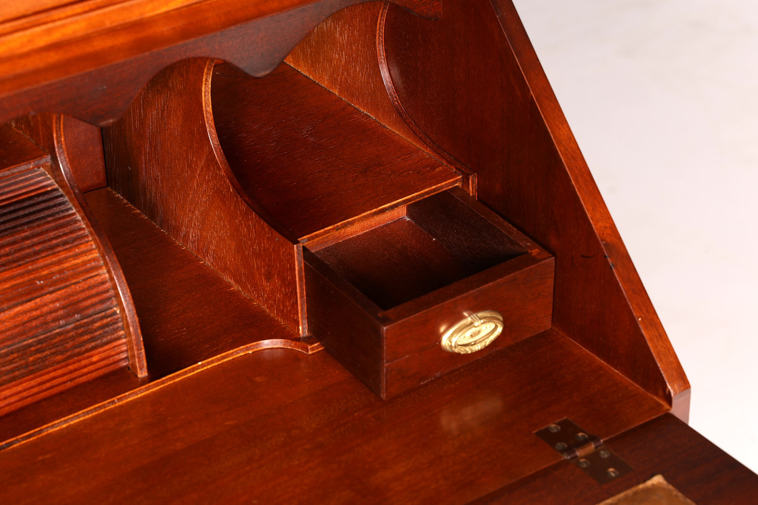 G401 Finish cm Wunderschöner Englischer Sekretär Büro Aufsatzsekretär Antik 60S Vitrinen Schrank UK (Kopie)