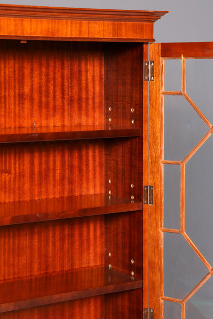 G401 Finish cm Wunderschöner Englischer Sekretär Büro Aufsatzsekretär Antik 60S Vitrinen Schrank UK (Kopie)