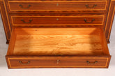 Wunderschöner Englischer Sekretär Schreibkommode echt Holz Schreibtisch Intarsien Kommode