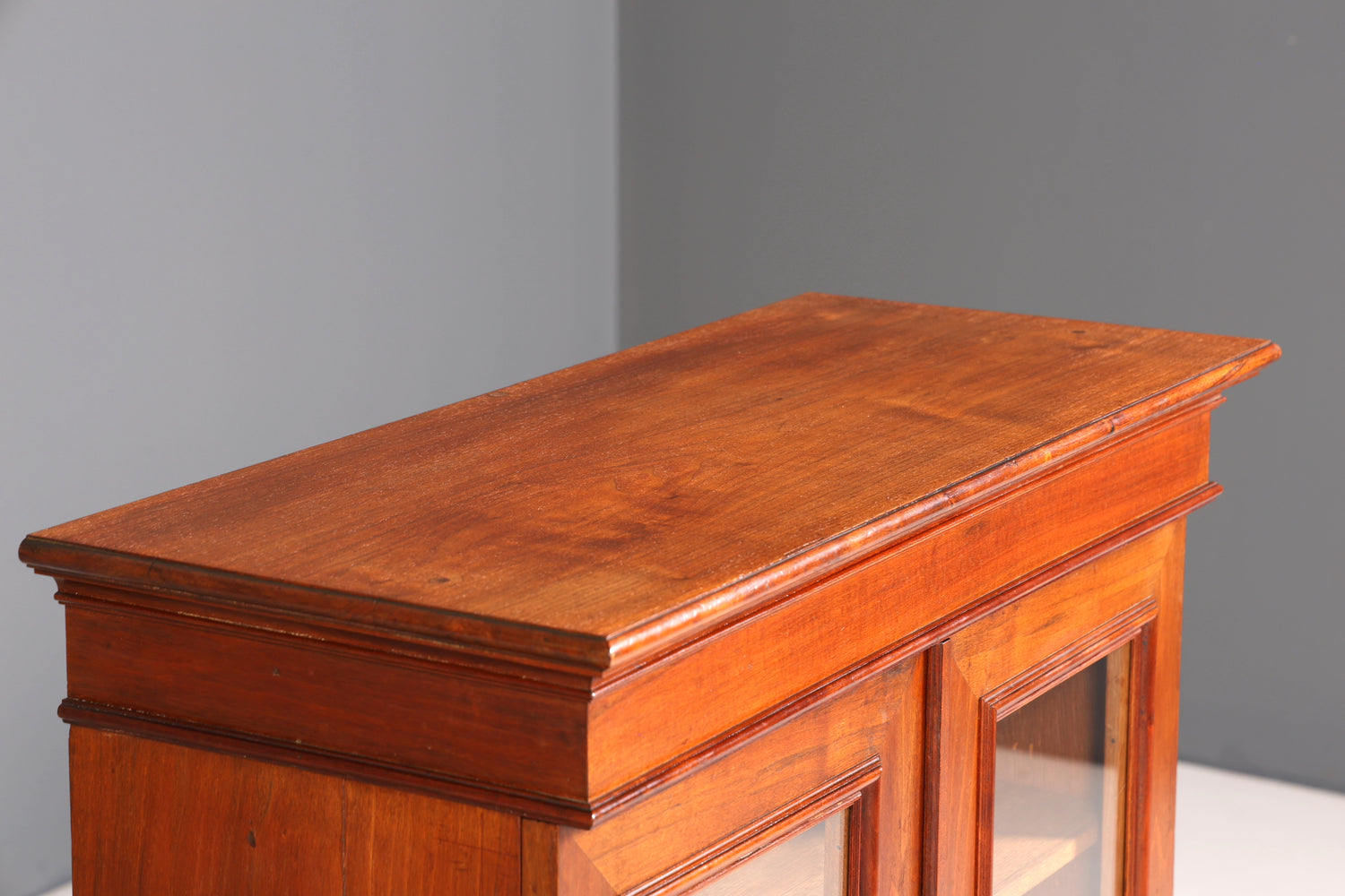 Traumhafte Jugendstil Vitrine Antike Holz Bücherschrank Eiche Gründerzeit Antik Schrank Geschirrschrank