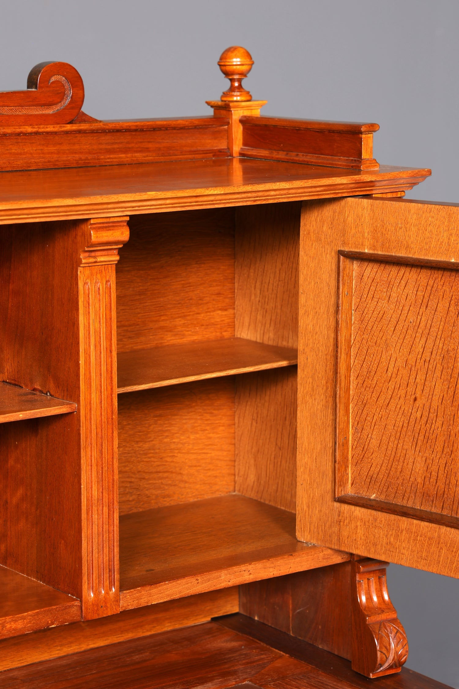 Traumhafter Gründerzeit Schreibtisch mit Aufsatz Jugendstil Bürotisch echt Holz Antik Office Desk