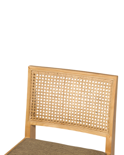 Edler "Vienna Beige" Stuhl Esszimmerstuhl mit Wiener Geflecht Korbgeflecht Schreibtischstuhl Lounge Stuhl
