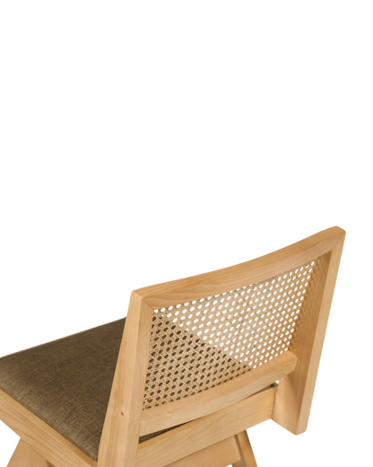 Edler "Vienna Beige" Stuhl Esszimmerstuhl mit Wiener Geflecht Korbgeflecht Schreibtischstuhl Lounge Stuhl
