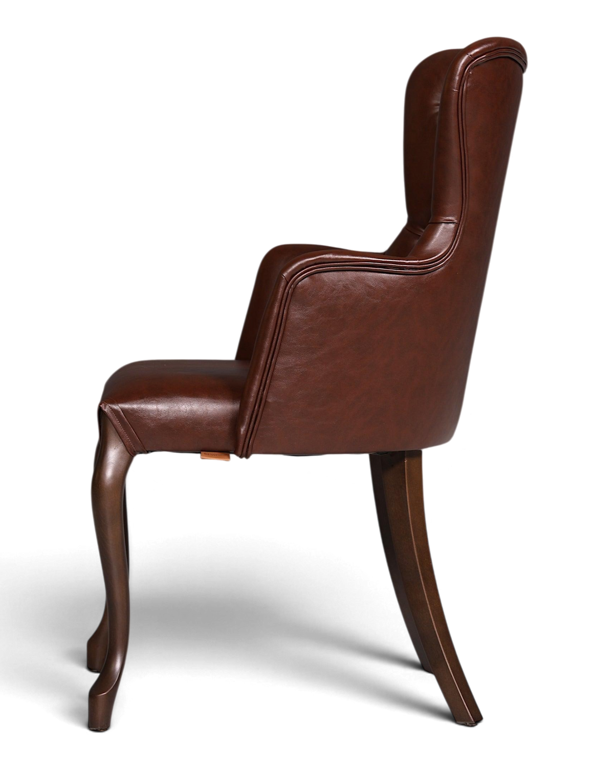Edler Chesterfield Stil Armlehnstuhl "Manila Brown" Esszimmerstuhl Küchenstuhl Sekretär Stuhl