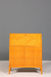 Schlichter Sekretär im Biedermeier Stil um 1930 echt Holz Schreibmöbel Kommode