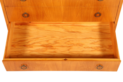 Wunderschöner Mid Century Rollladen Sekretär echt Holz Büro Schrank Vintage Schreibkommode 60s