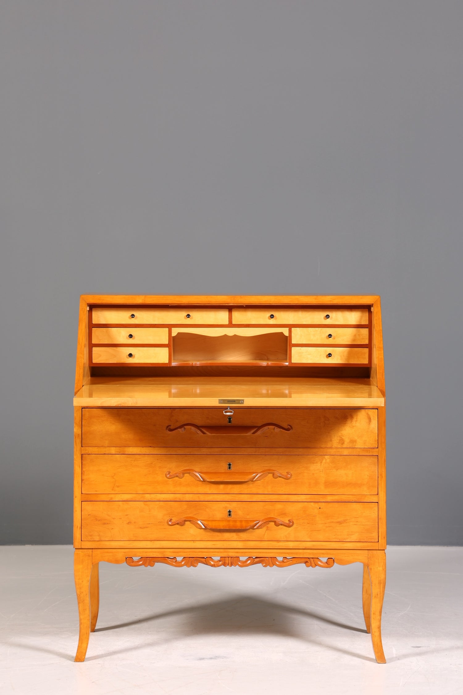 Traumhafter Sekretär um 1930 Büro Kommode echt Holz Sekretär Schreibtisch Kommode
