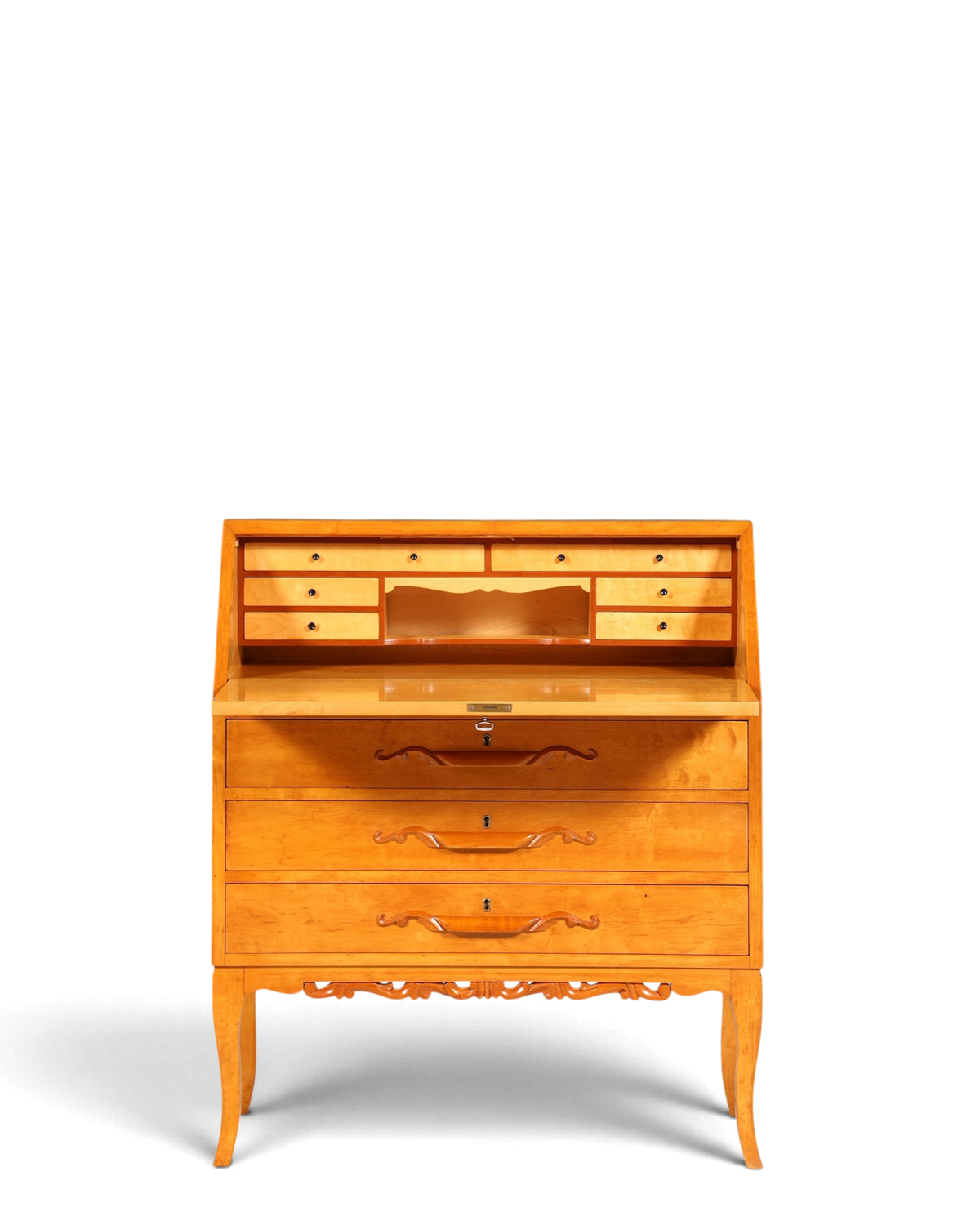 Traumhafter Sekretär um 1930 Büro Kommode echt Holz Sekretär Schreibtisch Kommode