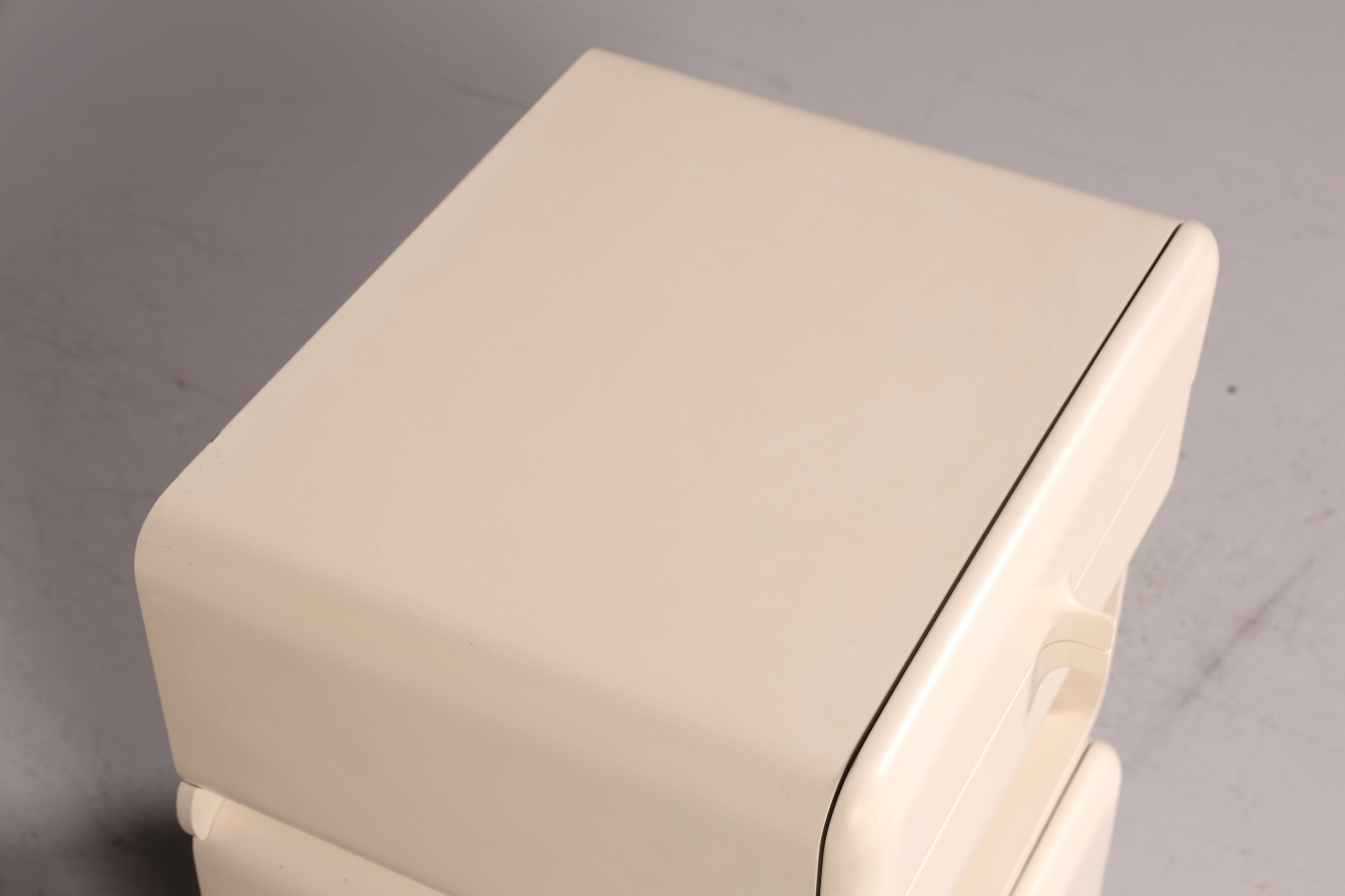 Seltene Mid Century Kommode Space Age Module Nachttisch Design Frankreich Vintage Schubladenkommode 4 von 5