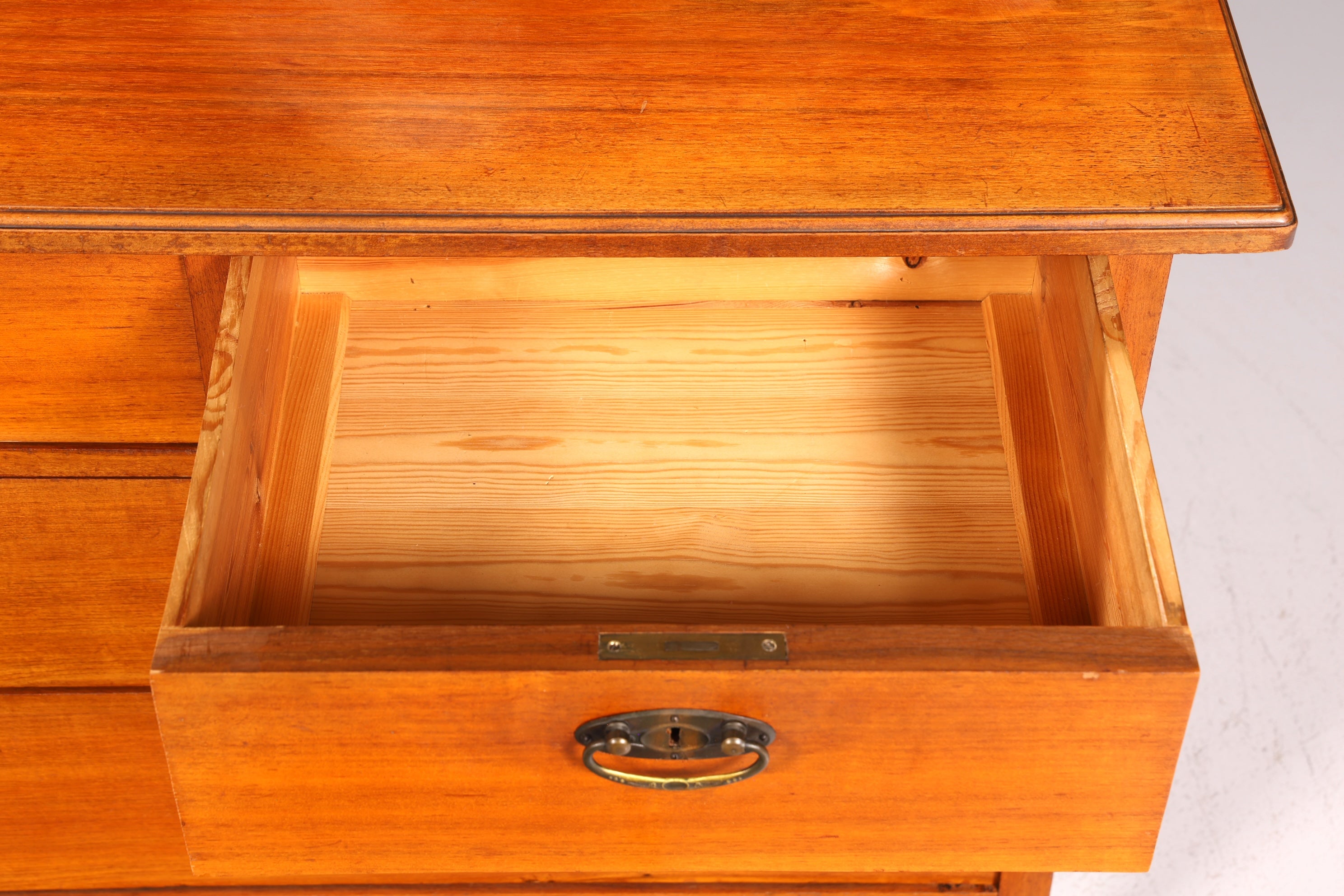 Stilvolle Jugendstil Kommode Antik Sideboard mit Spiegel Flurkommode Frisierkommode