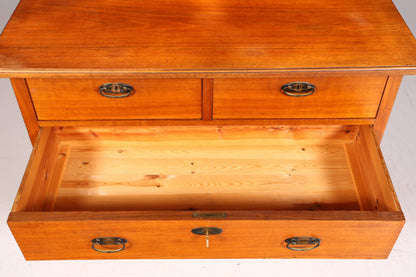 Stilvolle Jugendstil Kommode Antik Sideboard mit Spiegel Flurkommode Frisierkommode