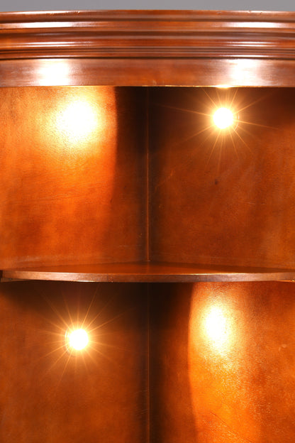 Traumhafte Selva Eckvitrine Antik Stil Vitrine Schrank Geschirrschrank Regal Eckregal