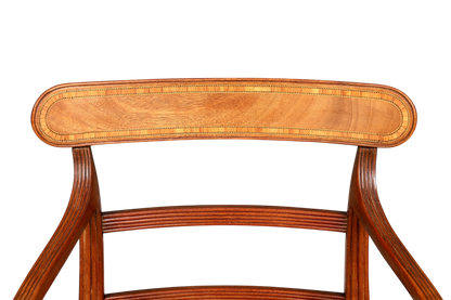 Biedermeier Rosshaar mit dazu schreibenG386 Finish Wunderschöner Englischer Stuhl UK Küchenstuhl Antik Stil Sekretär Stuhl Polsterstuhl (Kopie 2)